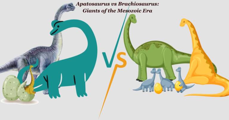 Apatosaurus vs Brachiosaurus: Giants of the Mesozoic Era